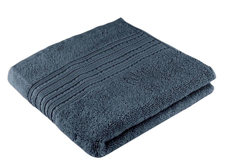Ręcznik łazienkowy Zero Twist Miss Lucy Marco 70x140 cm stalowy