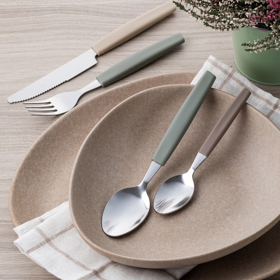 Komplet sztućców Florina Allegra 16 elementów szałwia