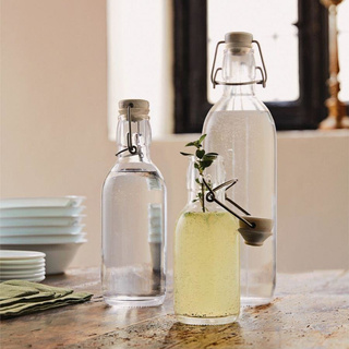 Butelka do oliwy Bormioli Rocco Emilia z zamknięciem pałąkowym 1 l