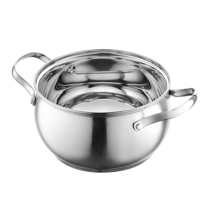 Komplet garnków nierdzewnych Florina Miron 8 elementów