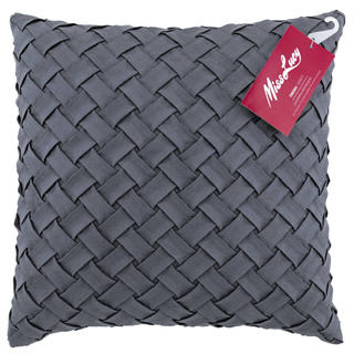 Poszewka Tressa 40x40cm grafit Miss Lucy