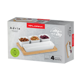 Zestaw do dipów Florina Adria prostokątny 4 elementy
