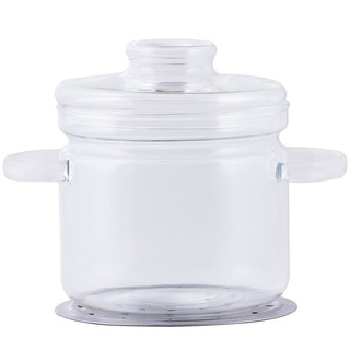 Garnek żaroodporny z płytką na kuchenkę gazową Termisil 1,5 l