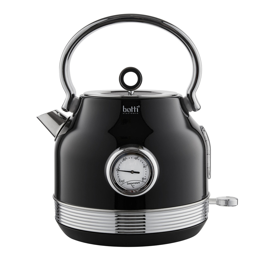 Czajnik elektryczny z termometrem Botti Electronic Royal 1,7 l czarny