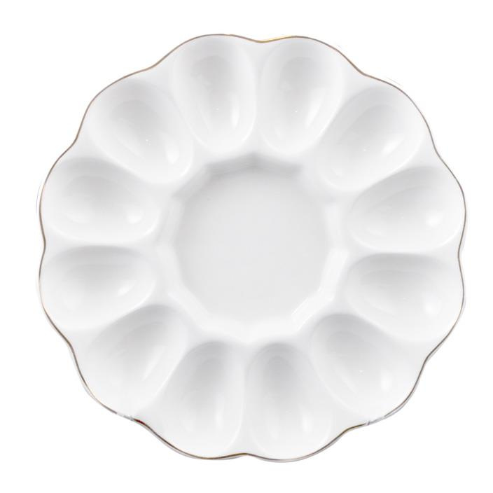 Talerz porcelanowy do jaj Florina Classic