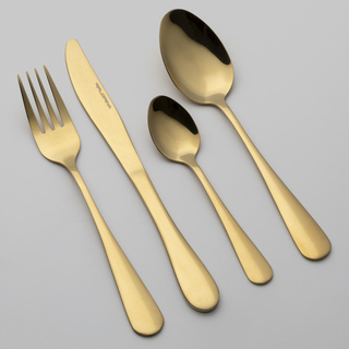 Komplet sztućców Florina Forte Flock 16 elementów złote