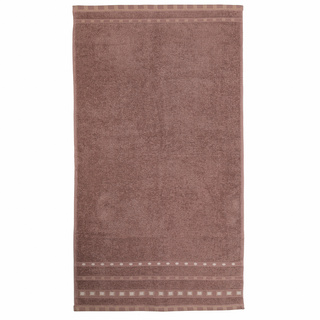Ręcznik bawełniany Miss Lucy Michael Basic 50x90 cm taupe