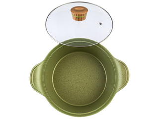 Garnek aluminiowy Florina Forest z pokrywką 20 cm 2,4 l