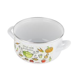 Garnek emaliowany Emalia Polska Pleszew Lumino 18 cm 3 l