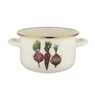 Garnek emaliowany warzywka 18 cm 3 l