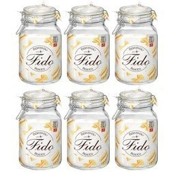 6x Słoik Bormioli Rocco Fido 2 l