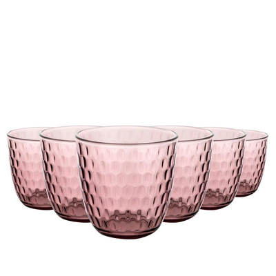 Komplet szklanek Bormioli Rocco Slota Lilac Rose 290 ml 6 sztuk