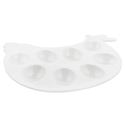 Talerz porcelanowy do jaj Florina Kurka 26,5 x 20,5 x 2 cm