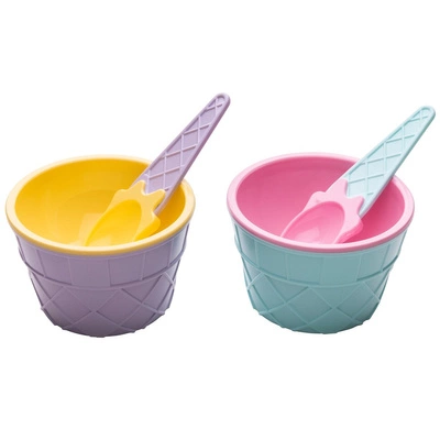 Foremki do lodów z łyżeczkami Praktyczna 4 elementy