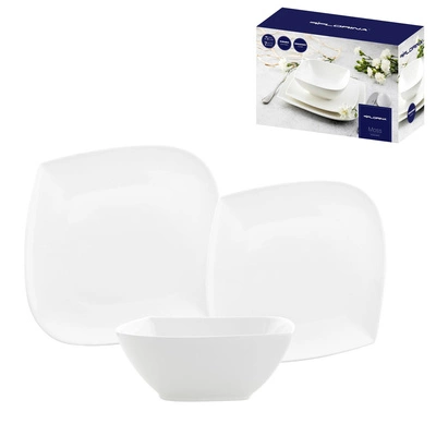 Talerze Florina Moss komplet 18 elementów / 6 osób