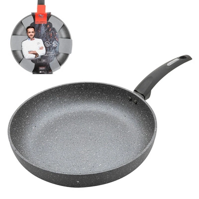 Patelnia kamienna Florina Lava Stone by Mateusz Gessler 30 cm szara