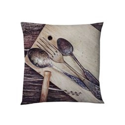 Poszewka Miss Lucy Sztućce 45 x 45 cm