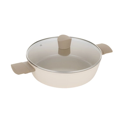 Patelnia głęboka aluminiowa Florina Mokka 24 cm 2,4 l