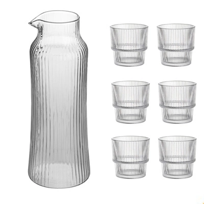 Zestaw karafka Florina Michael 1,1 l + 6 szklanek Baltico 330 ml