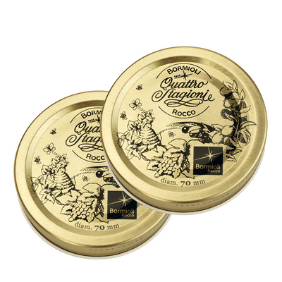 Nakrętki do słoików Bormioli Rocco Quattro Stagioni 7 cm średnie 2 sztuki