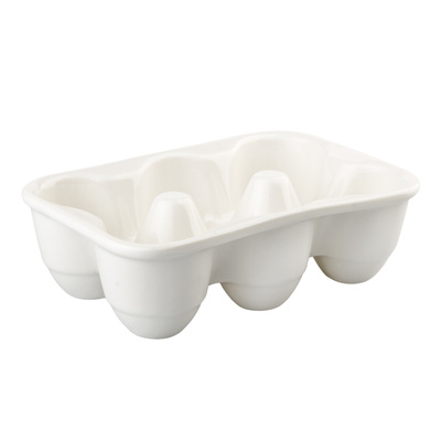 Talerz porcelanowy do jaj Florina Wytłaczanka