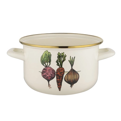 Garnek emaliowany warzywka 20 cm 4,2l