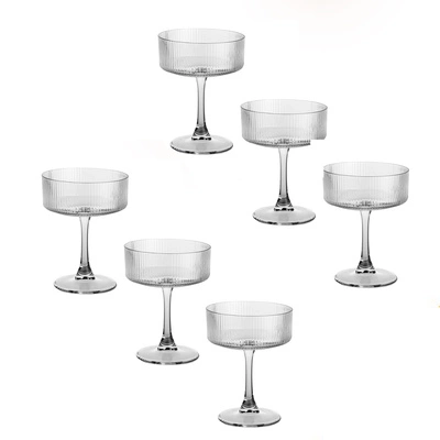 Zestaw 6 kieliszków do szampana Florina Felicia 300 ml