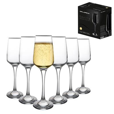 Komplet kieliszków do szampana Florina Sevilla 230 ml 6 sztuk