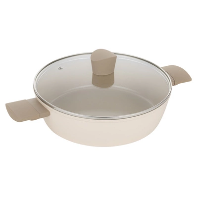 Patelnia głęboka aluminiowa Florina Mokka 28 cm 3,3 l