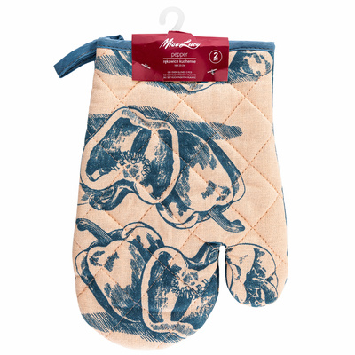 Komplet 2 rękawic kuchennych Miss Lucy Pepper 18x25 cm