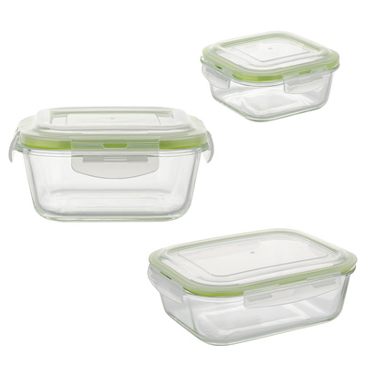 Zestaw szklanych pojemników Florina Frigo