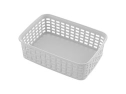 Koszyk Praktyczna Rattan Classic jasnoszary 1,1 l