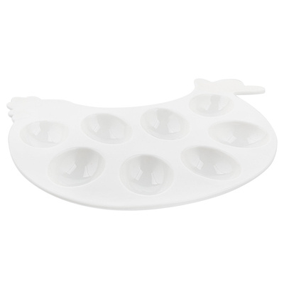 Talerz porcelanowy do jaj Florina Kurka 26,5 x 20,5 x 2 cm