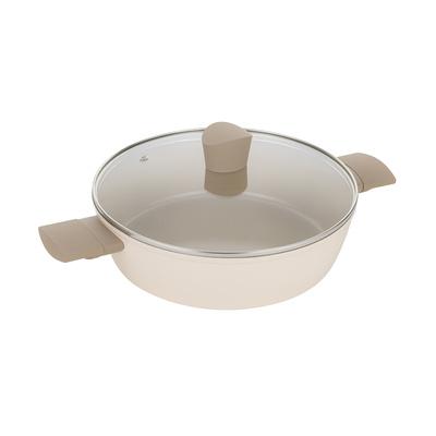 Patelnia głęboka aluminiowa Florina Mokka 24 cm 2,4 l