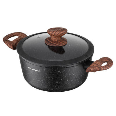 Garnek aluminiowy Florina Master Black 24 cm 4l