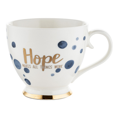 Kubek porcelanowy na nóżce Florina Mare Hope 440 ml