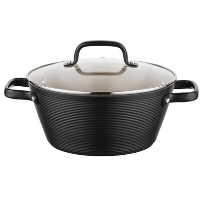 Garnek aluminiowy Carina Black by Mateusz Gessler 24 cm