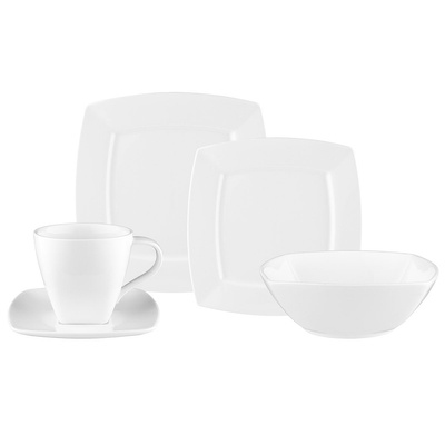 Serwis obiadowo-kawowy porcelanowy dla 6 osób Florina Arcadia
