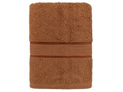 Ręcznik bawełniany Miss Lucy Ana 50x90 cm brązowy