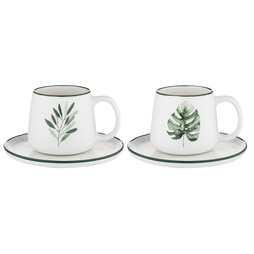 Filiżanka porcelanowa ze spodkiem Florina Jungle 240 ml 