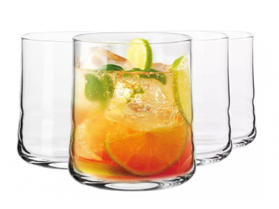 Komplet szklanek do whisky Krosno Shake 280 ml 4 sztuki
