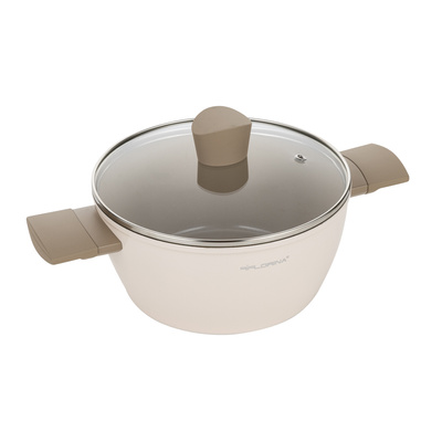 Garnek aluminiowy Florina Mokka 24 cm 3,6 l 