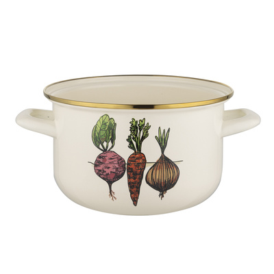 Garnek emaliowany warzywka 20 cm 4,2l