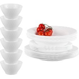 Komplet zestaw serwis obiadowy Ebro 24el 6 osób