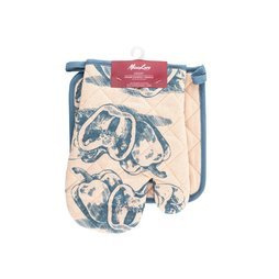 Rękawica kuchenna 18x25 cm i łapka kuchenna 20x20 cm Miss Lucy Pepper