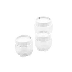 Pojemniki sztamplowane zakręcane do żywności Praktyczna 450 ml 3 sztuki