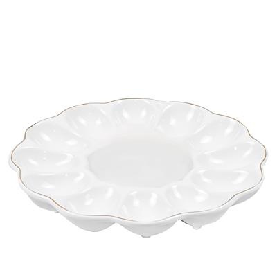 Talerz porcelanowy do jaj Florina Classic