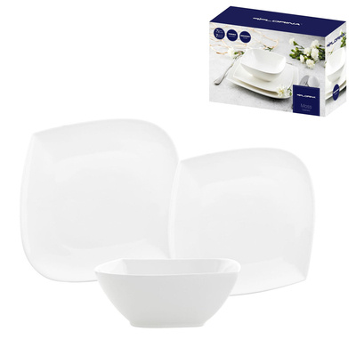 Talerze Florina Moss komplet 18 elementów / 6 osób
