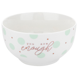 Salaterka / miseczka porcelanowa Florina Mint Dots 13 cm