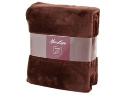 Koc Pled puszysty Miss Lucy Nano 160x210 cm burgund